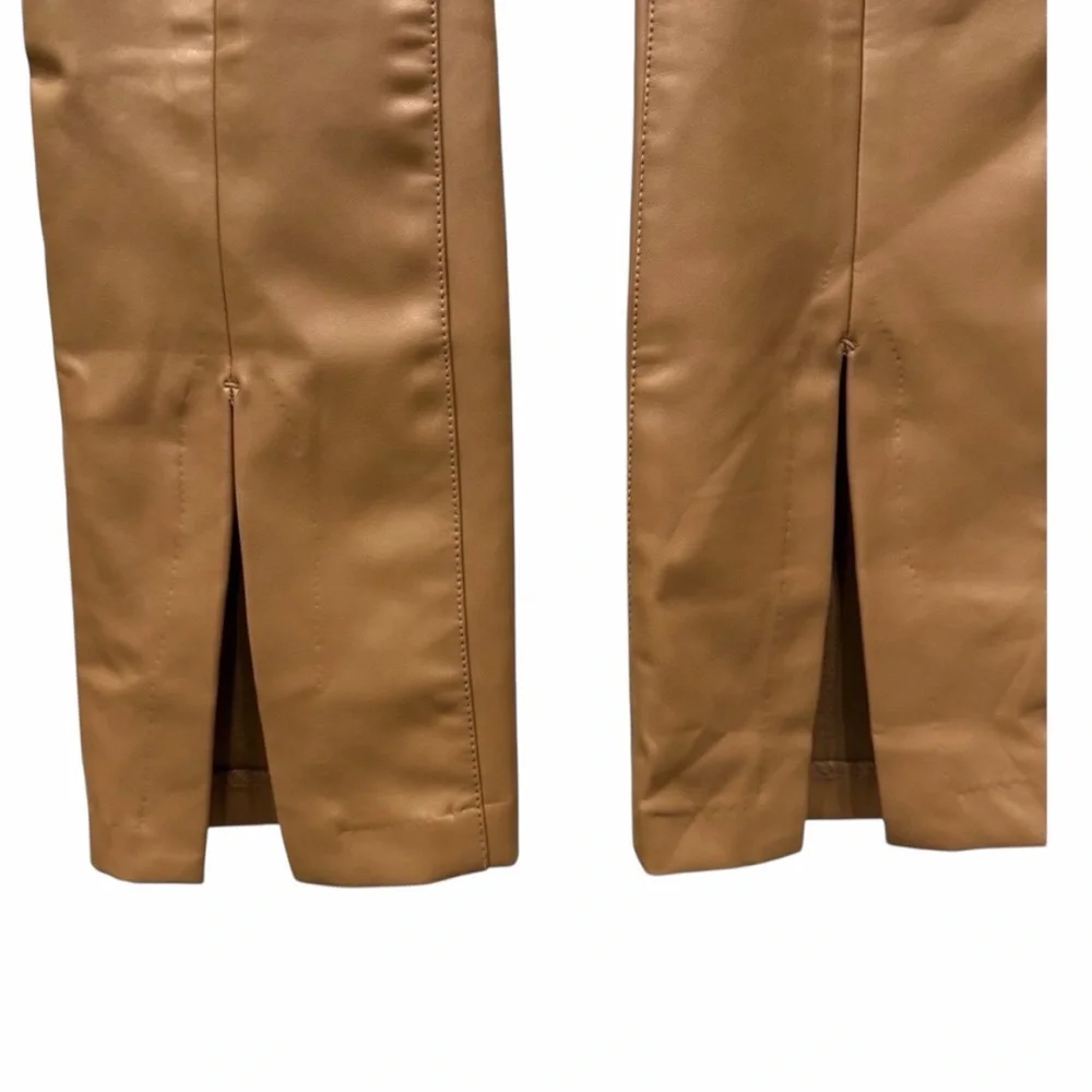 Abercrombie & Fitch Ultra High Rise Faux Leather Pants Women’s 27/4 Caramel